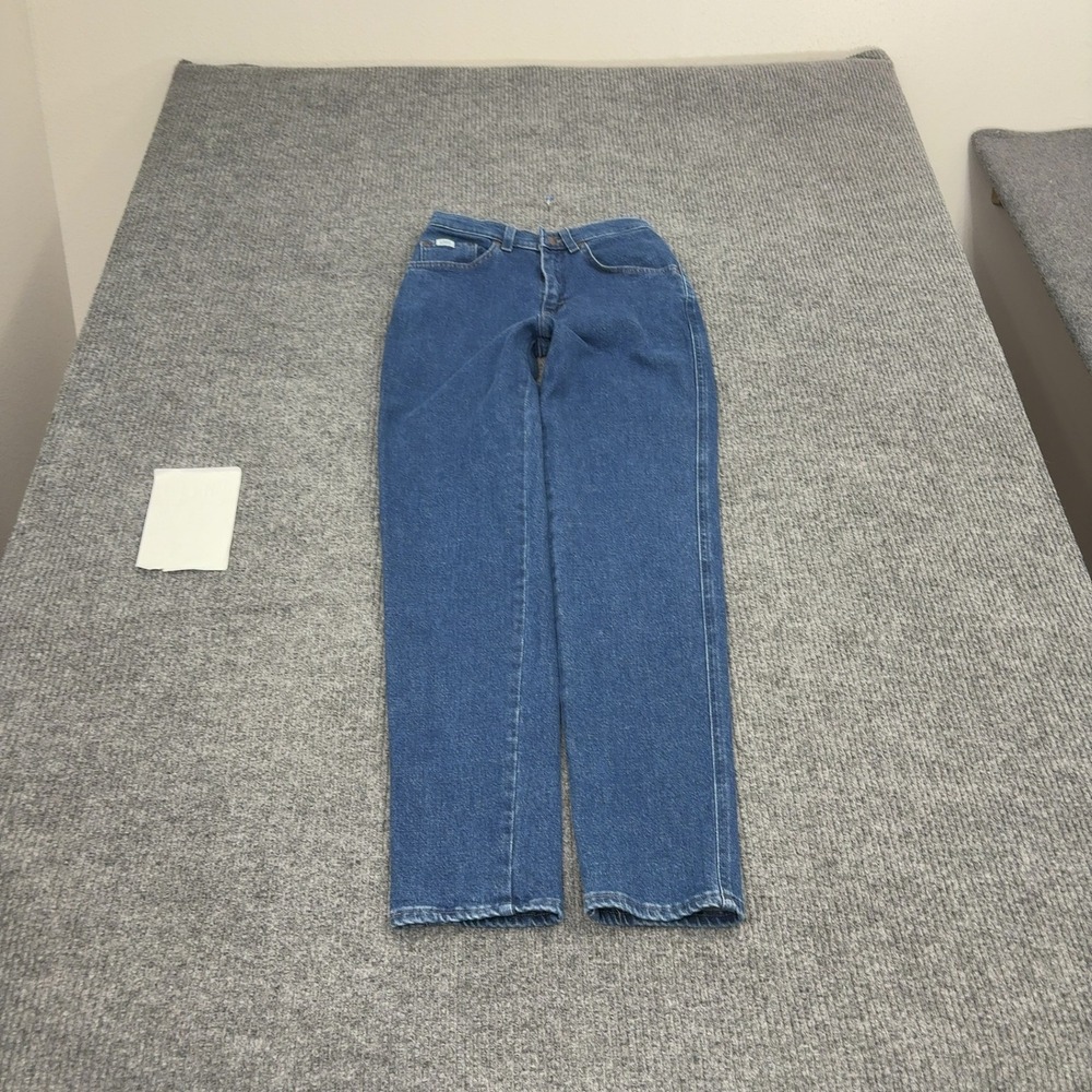 Vintage Lee Jeans Womens 6 Blue Cotton Spandex High Rise Tapered Mom Retro
